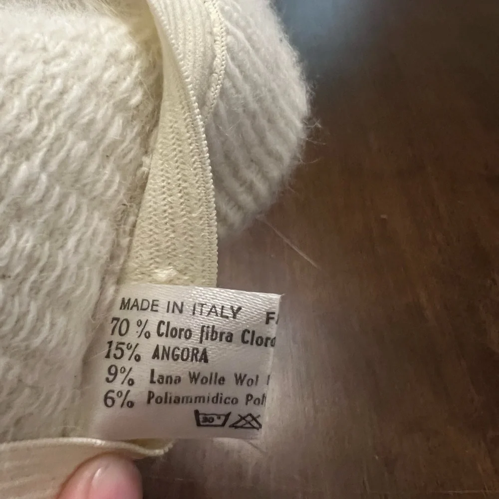 Vintage 1960’s Saks Fifth Avenue Cream Fuzzy Hat